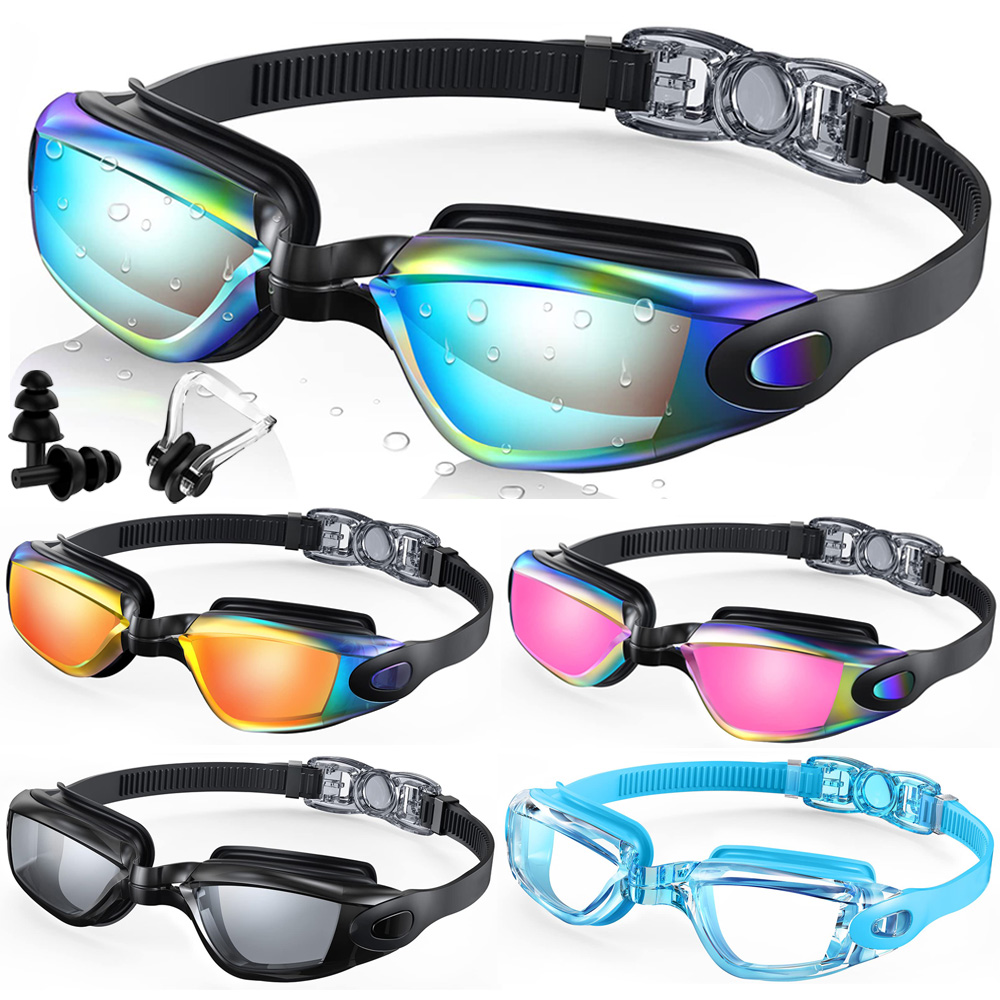 Swim Goggles Anti Fog Uv - Óculos de natação profissional à prova