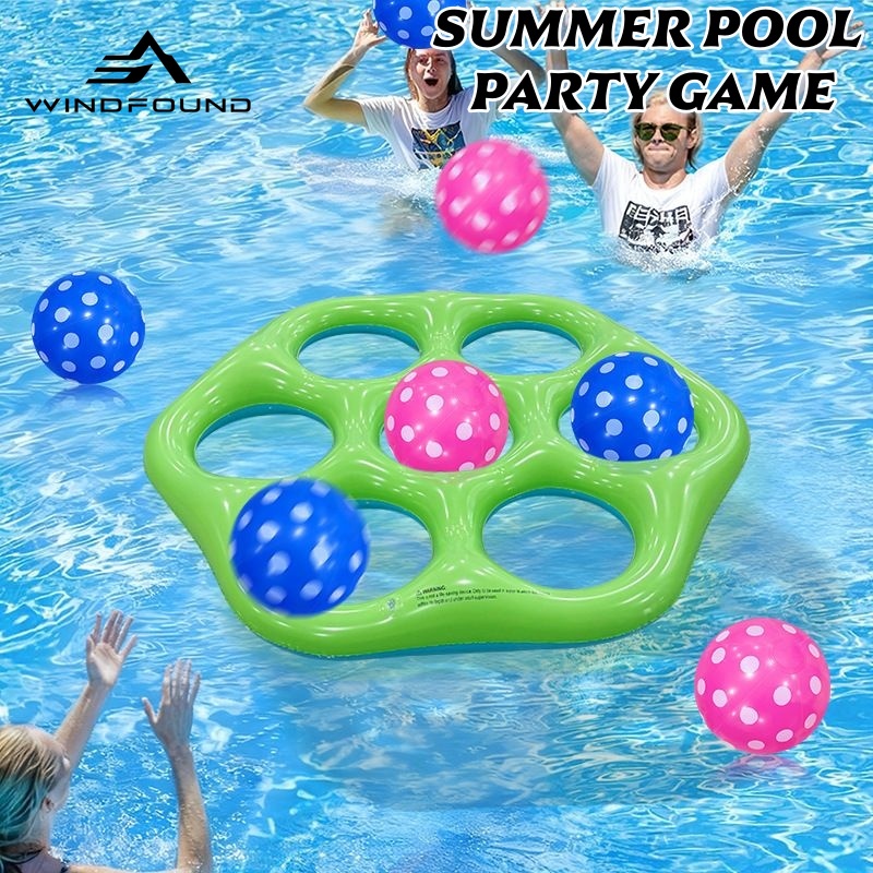 Pool Float Ring Inflatable - Brinquedo Inflável de Arremesso de Argolas