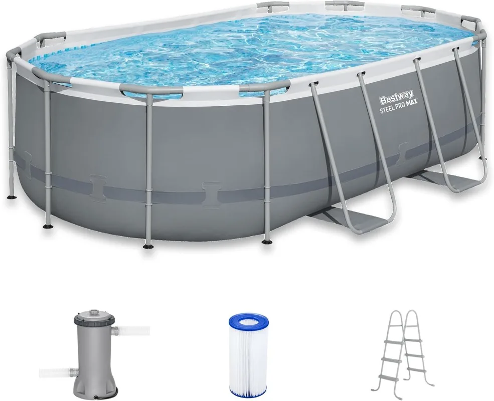 Pool Ladder Above Ground - Piscina Oval Acima do Solo Bestway