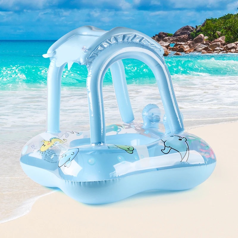 Pool Lounger Inflatable - Boia inflável para piscina com toldo
