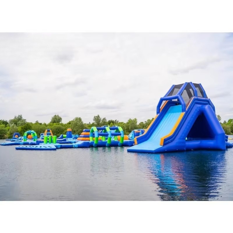 Water Slide Inflatable - Parque Aquático Inflável Comercial, Equipamento de