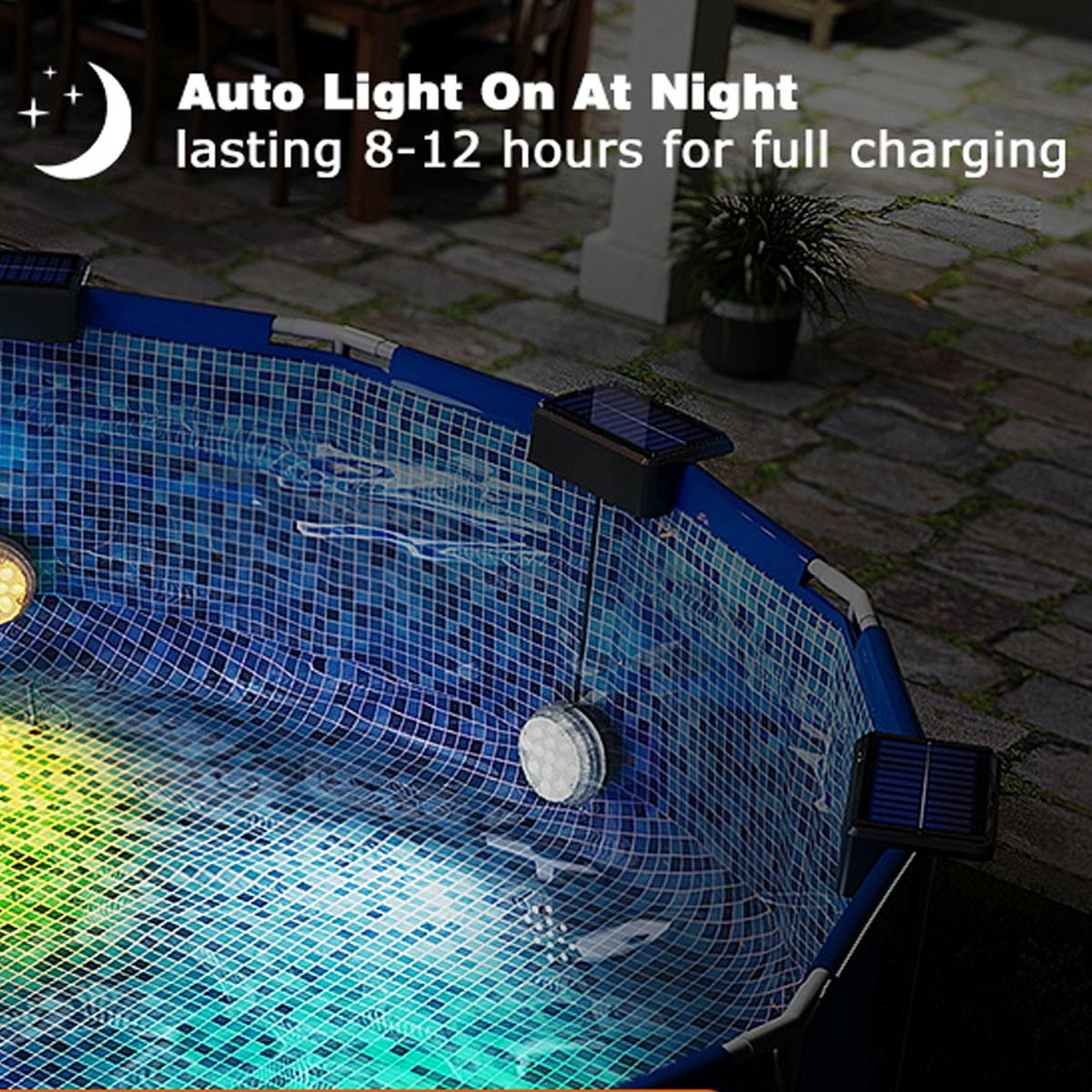 Luz Solar Subaquática para Pis - Pool Light Solar Rechargeable avaliação e preço