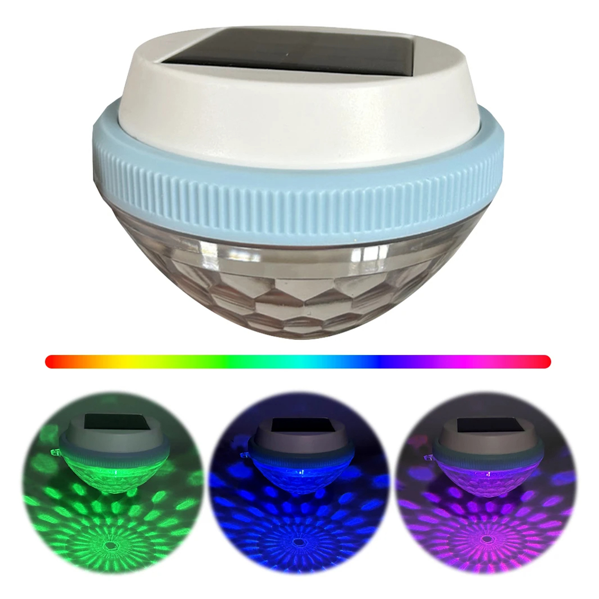 Solar flutuante piscina luz lu - Pool Light Solar Rechargeable avaliação e preço