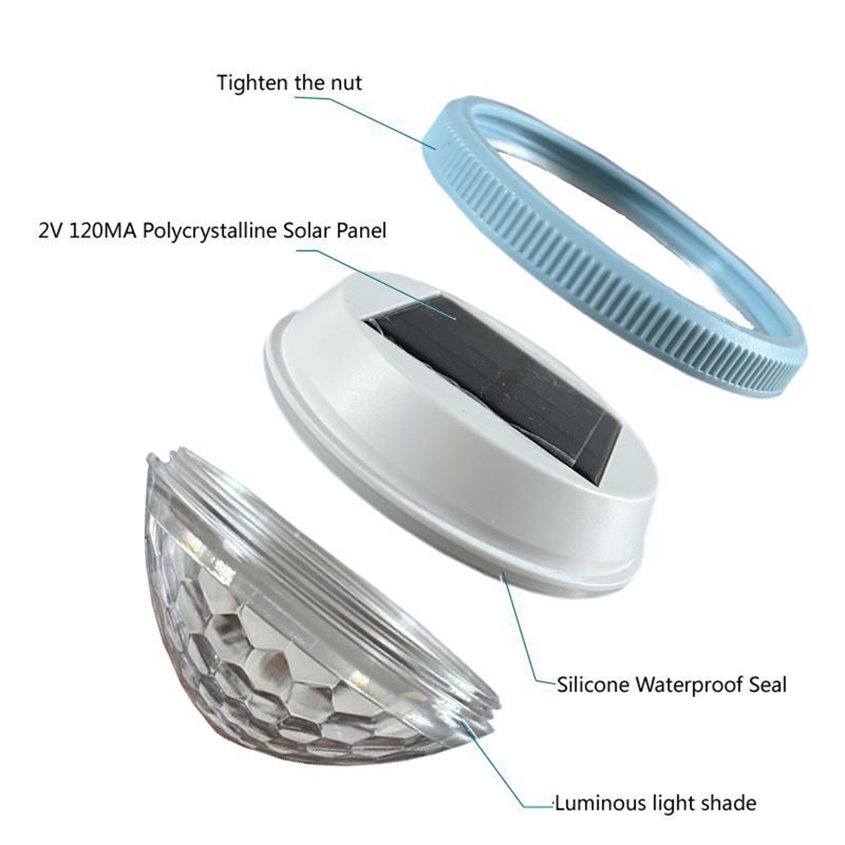 Solar flutuante piscina luz lu - Pool Light Solar Rechargeable avaliação e preço