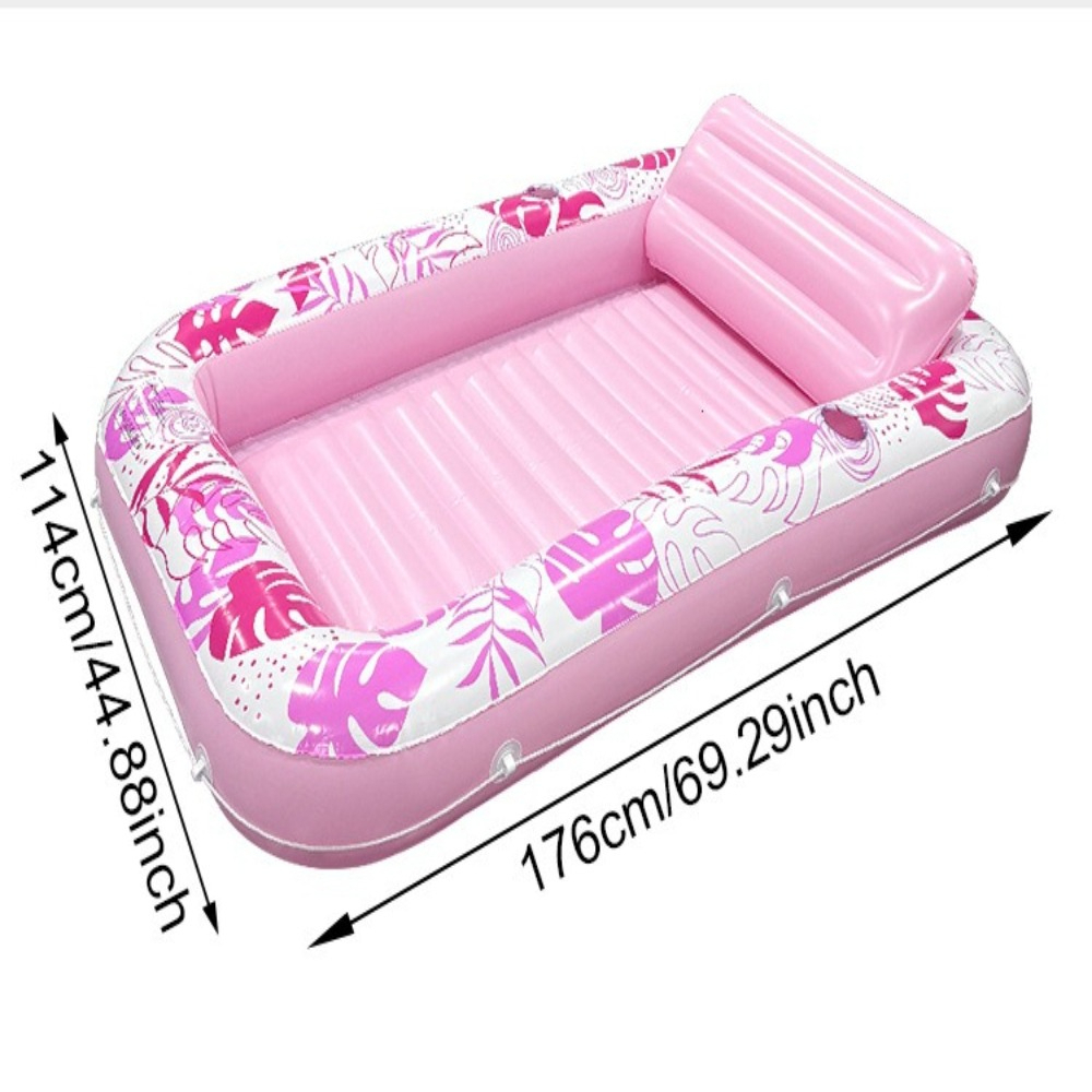 Cama Flutuante Inflável de PVC - Pool Lounger Inflatable avaliação e preço
