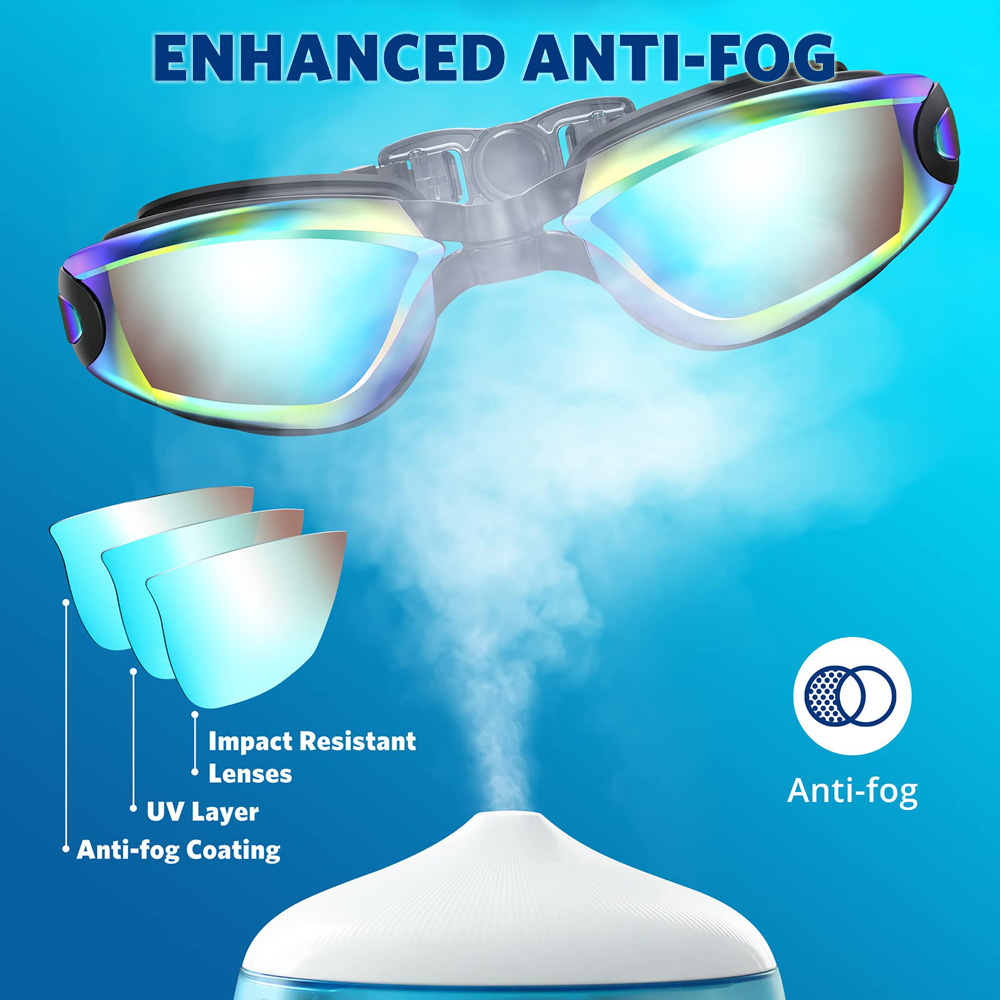 Óculos de natação profissional - Swim Goggles Anti Fog Uv avaliação e preço