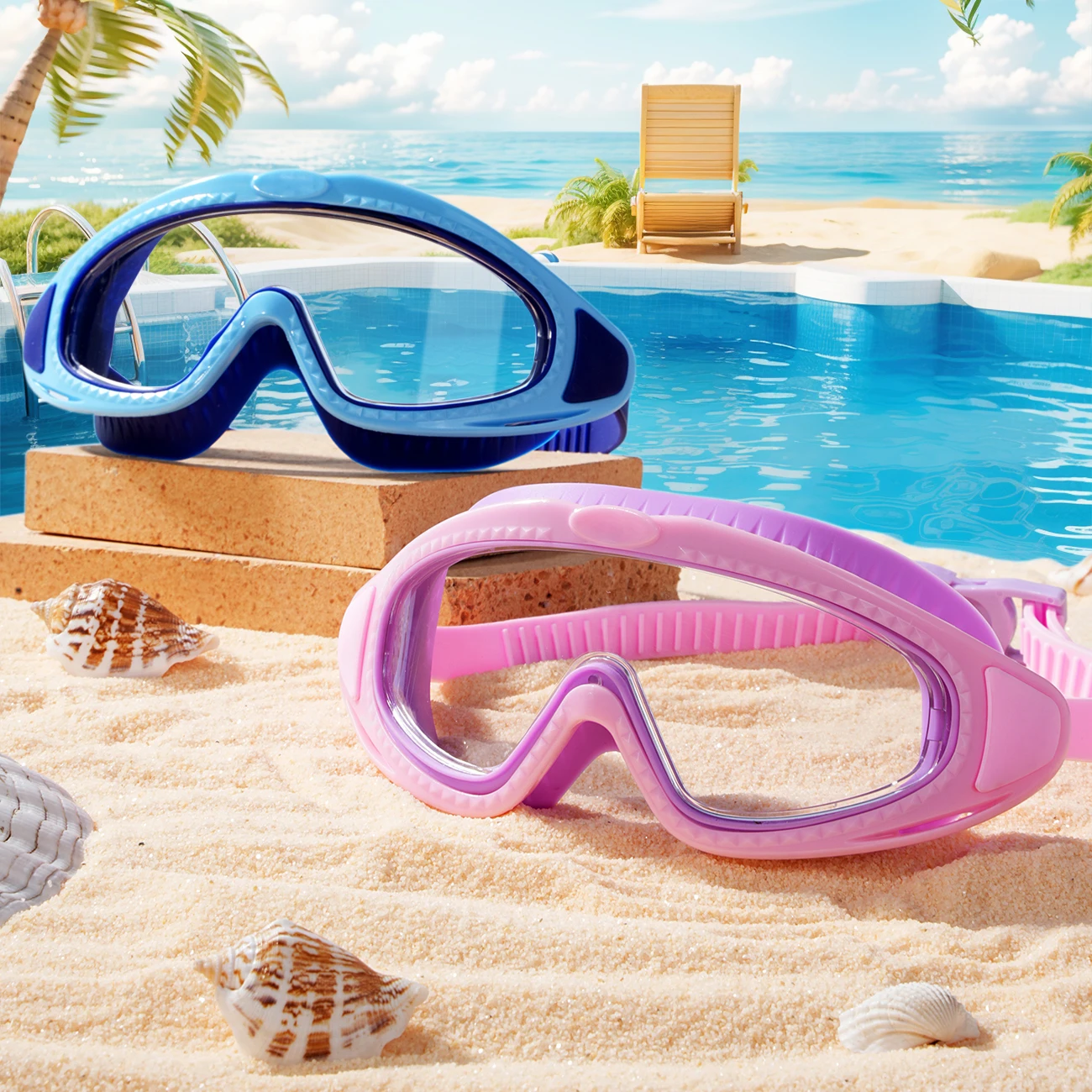 Óculos de Natação Unissex para - Swim Goggles Anti Fog Uv avaliação e preço
