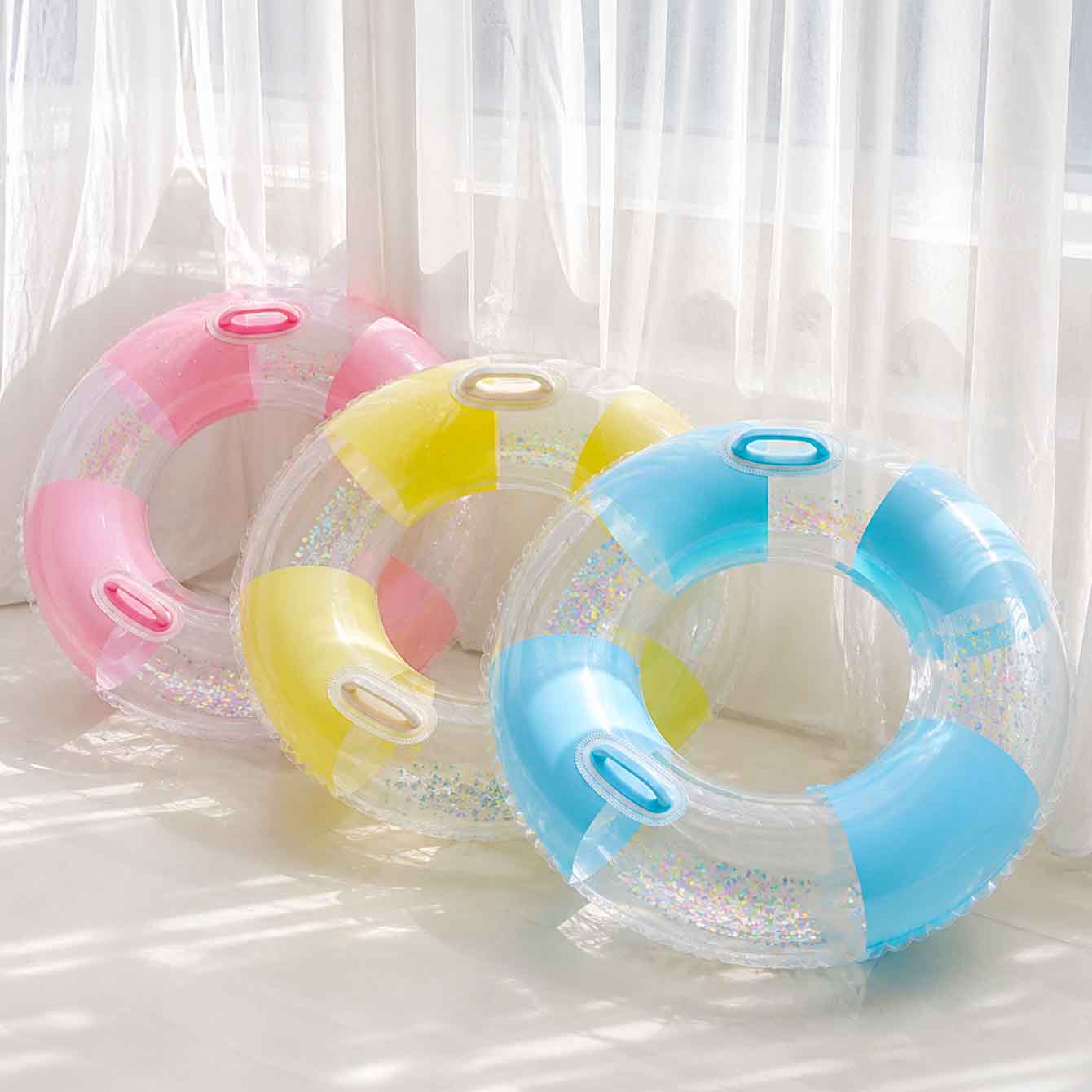1PC Flutuador de Piscina com A - Pool Float Ring Inflatable avaliação e preço