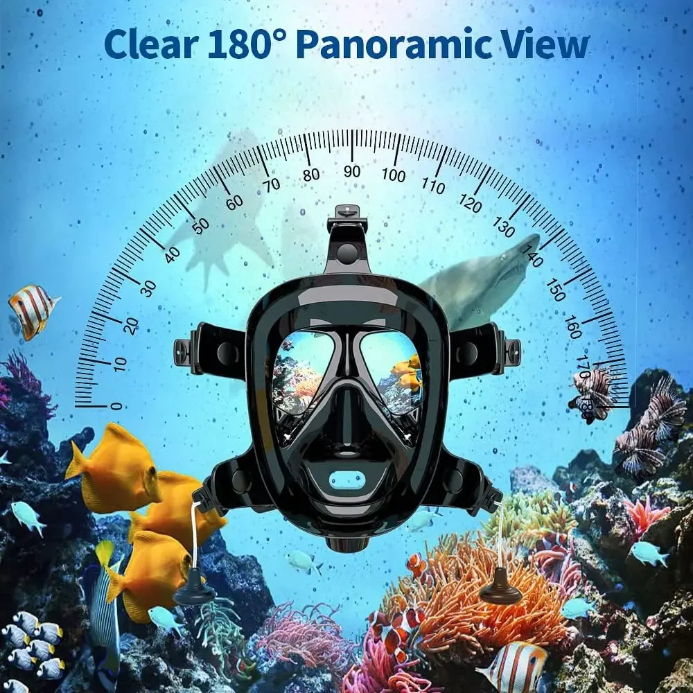 Máscara de mergulho facial TRI - Snorkel Mask Full Face avaliação e preço