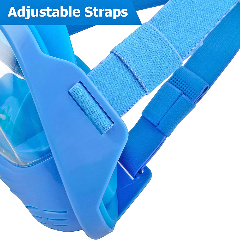Crianças rosto cheio máscara d - Snorkel Mask Full Face avaliação e preço