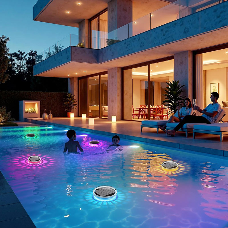 Luzes de piscina, flutuantes r - Pool Light Solar Rechargeable avaliação e preço