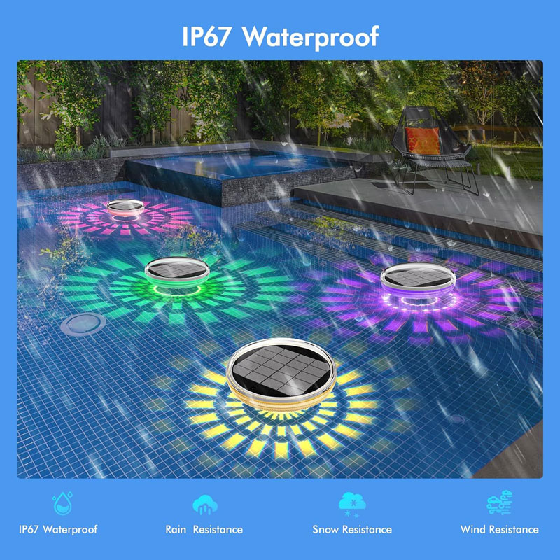 Luzes de piscina, flutuantes r - Pool Light Solar Rechargeable avaliação e preço