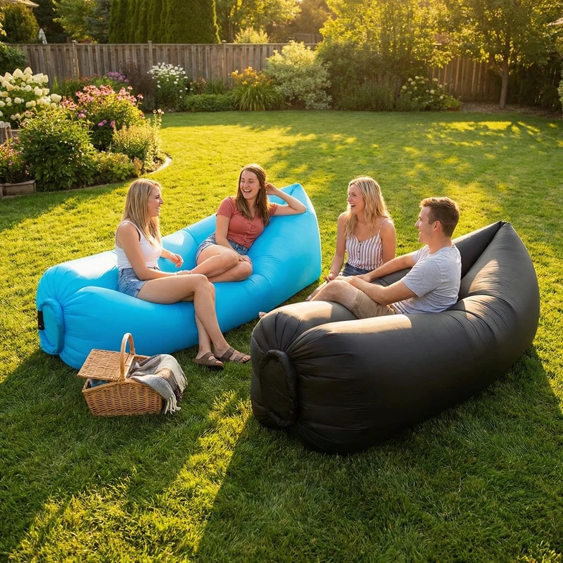 Sofá Inflável Portátil Leve e  - Pool Lounger Inflatable avaliação e preço